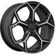 Purchase Top-Quality DAI WHEELS - DW1341601 - WIDOW Gloss Black - Machined Face Wheel  (16x7.0 40mm) pa1