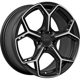 Purchase Top-Quality DAI WHEELS - DW1341602 - WIDOW Gloss Black - Machined Face Wheel (16x7.0 40mm) pa1