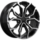 Purchase Top-Quality DAI WHEELS - DW1341603 - WIDOW Gloss Black - Machined Face Wheel (16x7.0 40mm) pa1