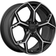 Purchase Top-Quality DAI WHEELS - DW1341603 - WIDOW Gloss Black - Machined Face Wheel (16x7.0 40mm) pa2