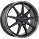 Purchase Top-Quality REV Gloss Black - Machined Lip Wheel by DAI WHEELS (16x7.0 40mm) pa1