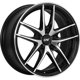 Purchase Top-Quality Gloss Black - Machined Face alloy by DAI WHEELS (16x7.0 40.0 mm) pa1