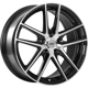 Purchase Top-Quality Gloss Black - Machined Face alloy by DAI WHEELS (14x6.0 38.0 mm) pa1