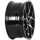 Purchase Top-Quality Gloss Black - Machined Face alloy by DAI WHEELS (20x9.0 35.0 mm) pa2