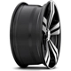 Purchase Top-Quality Gloss Black - Machined Face alloy by DAI WHEELS (15x6.5 40.0 mm) pa2