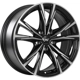 Purchase Top-Quality Gloss Black - Machined Face alloy by DAI WHEELS (17x7.5 41.0 mm) pa1