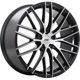Purchase Top-Quality Gloss Black - Machined Face alloy by DAI WHEELS (17x7.0 45.0 mm) pa1