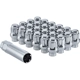 Purchase Top-Quality WEST COAST WHEEL ACCESSORIES - W5514SE - Bulge Acorn Spline ET Lug Nuts pa2