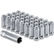 Purchase Top-Quality WEST COAST WHEEL ACCESSORIES - W5842ST - Bulge Acorn Spline Lug Nuts pa2
