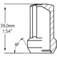 Purchase Top-Quality COYOTE WHEEL ACCESSORIES - 331173S - Lug nuts pa2