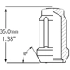 Purchase Top-Quality COYOTE WHEEL ACCESSORIES - 341140 - Lug nut pa2