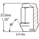 Purchase Top-Quality COYOTE WHEEL ACCESSORIES - 371142 - Lug nut pa2