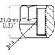 Purchase Top-Quality COYOTE WHEEL ACCESSORIES - 691145 - Lug Nut pa2