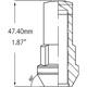 Purchase Top-Quality Wheel Lug Nut Lock Or Kit by COYOTE WHEEL ACCESSORIES - 741150L pa2