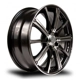 Purchase Top-Quality Spark Black Machined Wheel by RTX (15x6 45mm) pa2