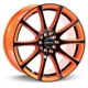 Purchase Top-Quality Blaze Orange and Black Wheel by RTX (17x7.5 42mm) pa1