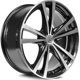 Purchase Top-Quality Force Black Machined Wheel by RTX (15x6.5 42mm) pa2