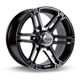 Purchase Top-Quality Slate Black Machined Wheel by RTX (17x8 25mm) pa1