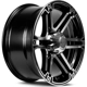 Purchase Top-Quality Slate Black Machined Wheel by RTX (17x8 25mm) pa2