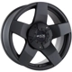 Purchase Top-Quality Thunder Matte Black Wheel by RTX (18x9 15mm) pa1