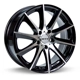 Purchase Top-Quality Dynamo Black Machined Wheel by RTX (15x6.5 38mm) pa1