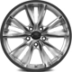 Purchase Top-Quality Twist Silver Machined Wheel by RTX (17x7 40mm) pa3