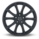 Purchase Top-Quality Contour Matte Black Wheel by RTX (17x7.5 40mm) pa2