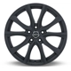 Purchase Top-Quality Contour Matte Black Wheel by RTX (18x8 42mm) pa1