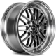 Purchase Top-Quality Amaze II Black Chrome (PVD) with Machined Lip Wheel by RTX (17x7.5 40mm) pa2