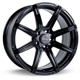 Purchase Top-Quality Compass Gloss Black Wheel by RTX (18x8 40mm) pa1