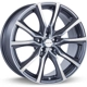 Purchase Top-Quality Contour Gunmetal Machined Wheel by RTX (17x7.5 40mm) pa1
