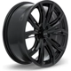 Purchase Top-Quality Black Widow Satin Black Wheel by RTX (20x9 35mm) pa2