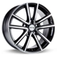 Purchase Top-Quality Auburn Black Machined Wheel by RTX (17x7.5 35mm) pa1