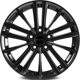Purchase Top-Quality Cosmos Satin Black Wheel by RTX (16x7 40mm) pa3
