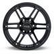 Purchase Top-Quality Slate Satin Black Wheel by RTX (17x8 25mm) pa2