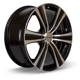 Purchase Top-Quality Aspen Black Machined Wheel by RTX (18x8 35mm) pa2