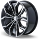 Purchase Top-Quality Black Widow Black Machined Wheel by RTX (17x7.5 42mm) pa3