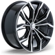 Purchase Top-Quality Black Widow Black Machined Wheel by RTX (18x8 42mm) pa3