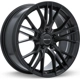 Purchase Top-Quality Vertex Satin Black Wheel by RTX (17x7.5 40mm) pa1