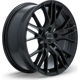 Purchase Top-Quality Vertex Satin Black Wheel by RTX (17x7.5 40mm) pa3