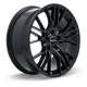 Purchase Top-Quality Vertex Satin Black Wheel by RTX (18x8 40mm) pa3