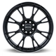Purchase Top-Quality Vapor Black with Machined Lip Wheel by RTX (17x7.5 40mm) pa2
