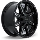 Purchase Top-Quality Ravine Black Milled Wheel by RTX (17x8 10mm) pa3