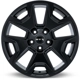 Purchase Top-Quality Summit Satin Black Wheel by RTX (17x8 35mm) pa3