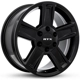 Purchase Top-Quality Glacier Satin Black Wheel by RTX (17x8 30mm) pa1
