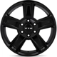 Purchase Top-Quality Glacier Satin Black Wheel by RTX (17x8 15mm) pa4