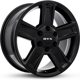 Purchase Top-Quality Glacier Satin Black Wheel by RTX (20x8.5 15mm) pa1