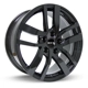 Purchase Top-Quality Pilot Gloss Black Wheel by RTX (18x8 45mm) pa1