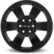 Purchase Top-Quality Denver Satin Black Wheel by RTX (16x7 25mm) pa2