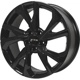 Purchase Top-Quality Nikko Gloss Black Wheel by RTX (16x7 40mm) pa2